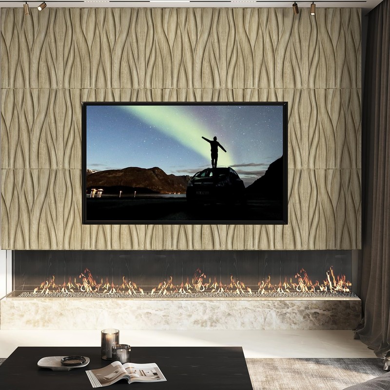 STICKGOO 3D Wall Panels for Interior Wall Decor, Wood 3D