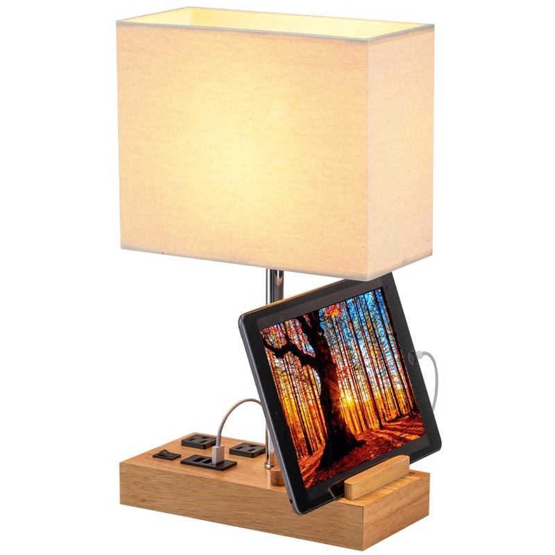 Dreamholder Desk Lamp with 3 USB Charging Ports, Table Lamp