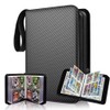 Trading Card Binder 4 Pocket, Collectible Trading Card Albums with