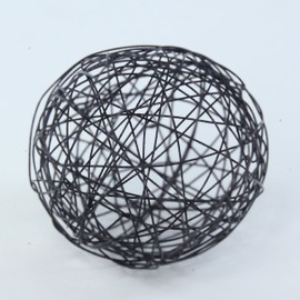 Filigree Wire Decorative Balls Wire Wire Balls, Ø 50 mm, 8 Pieces