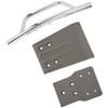 RPM Traxxas Slash 4x4 Front Bumper and Skid Plate, Chrome