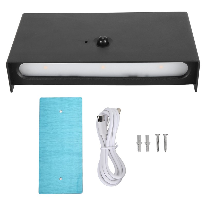 Modern LED Wall Light Motion Sensor Rechargeable Magnetic Up and