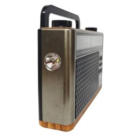 QFX RETRO-1937 Vintage Bluetooth Rechargeable Radio