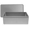 Angoily Rectangular Empty Tin Container With Lid - Tinplate Storage
