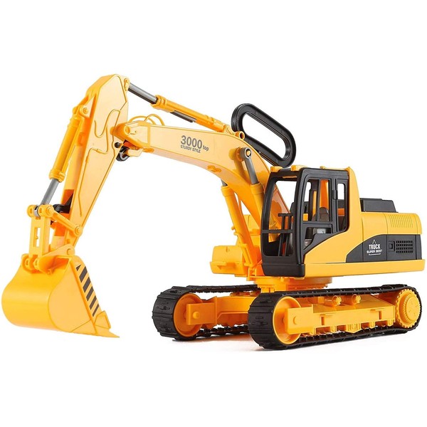 Liberty Imports Oversized Construction Excavator Truck Toy for Kids with Shovel Arm Claw