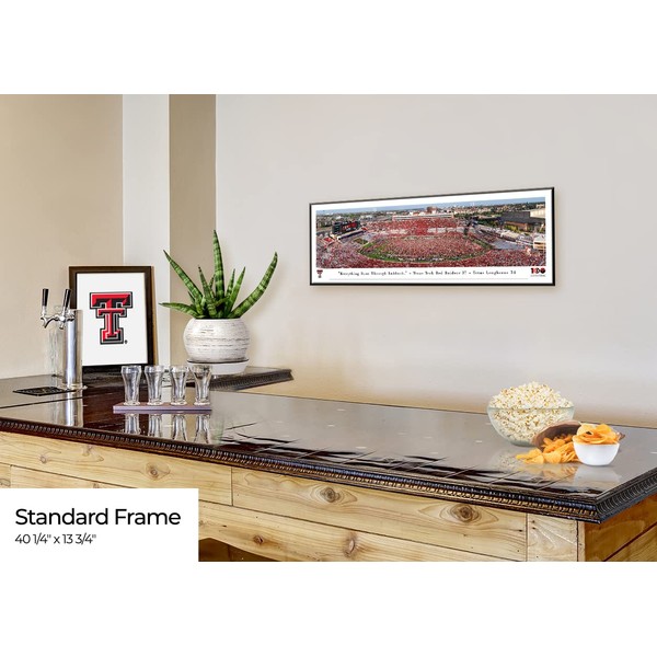 Texas Tech Football, Storm-the-Field - Standard Framed Print by Blakeway
