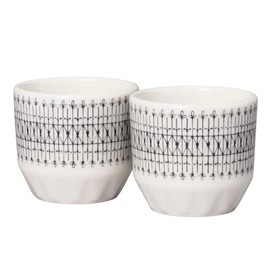 ARABIA 1068077 Pair Mini Cup Emilia 2.0 inches (5 cm)