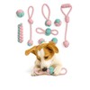 Eco-Friendly Cotton Rope Dog Toys – 7-Pack Chew Set for