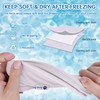 Botack Cooling Neck Wraps with Reusable Gel Ice Pack, Soft