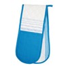 KitchenCraft 100% Cotton 'Jacquard Stripe' Printed Double Oven Gloves, 86