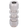 316 Stainless Steel Double Ferrule Compression Fitting Bulkhead Connector AccessoryФ1/2