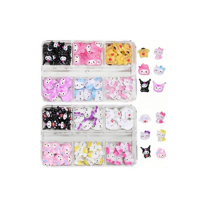 Virellay Nail Art Charms, 3D Nail Art Dekoration, DIY Nail