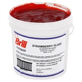 HC Brill Strawberry Glaze Filling, 20 Pound -- 1 each.