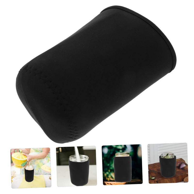 Abaodam 6Pcs Mason Jar Sleeves for Sprouting Durable Blackout Covers