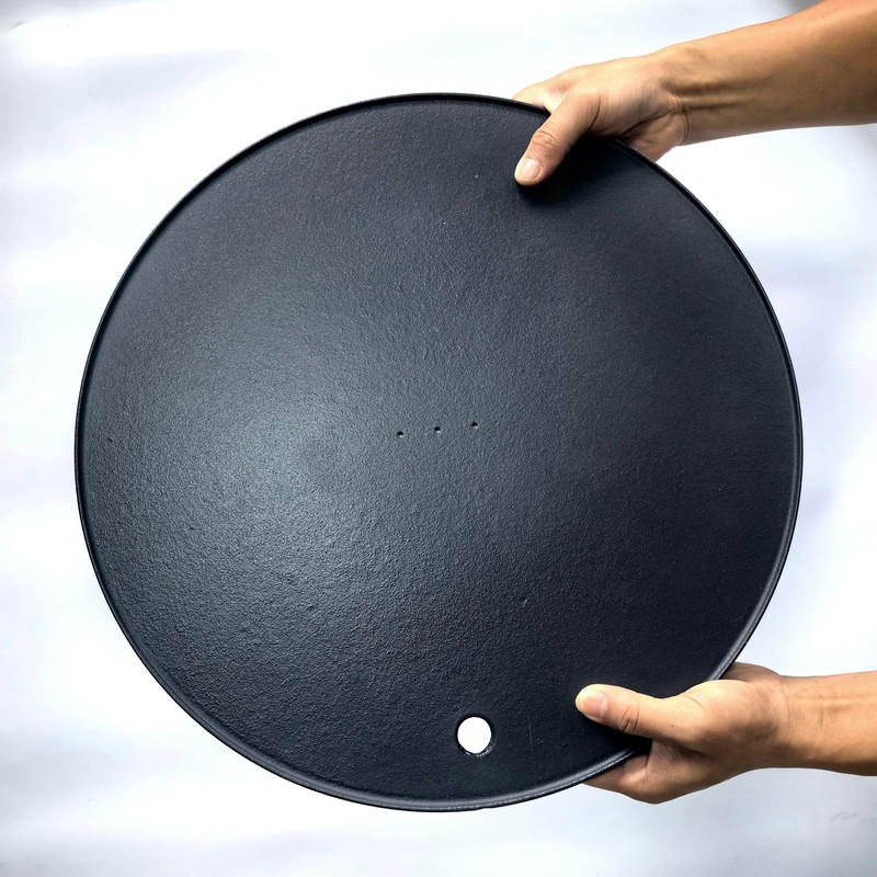 XL Round Pizza Steel 16.9" - 3D Cast Creates Gorgeous
