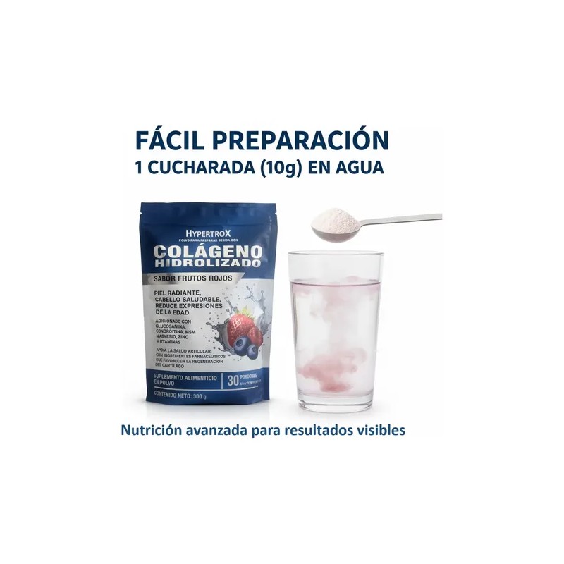 Kit Creatina 500gr Colágeno Hidrolizado 300gr Hypertrox