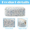 Floral Pencil Case, Cute Coquette Pencil Case Floral with Orchid