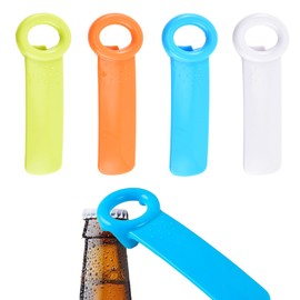 4 Stück Flaschenöffner Set – Robuste Glasöffner und Schraubdeckelöffner, Ergonomisches Design für Einfache Handhabung, Ideal für Küche und Haushalt