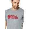 Fjällräven Logo T-Shirt Grey Melange MD