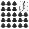 ZIUZI 100Pcs Pegboard Hook Locks, Peg Board Locks Stoppers Fit