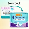 Because Incontinence Pads for Women – Maximum Absorbency for Moderate