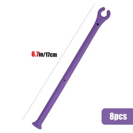 CAIRIAC Dishwasher Attachment, Wine Glass Clip Kitchen Gadget for Cleaning Wine Glasses, 8 Pcs Silicone Saver Flexible Stemware Holder Racks, Wine Accessories Gifts for Wine Lovers (Purple)