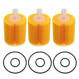 X AUTOHAUX Engine Oil Filter 04152-YZZA5 04152-38010 04152-0R010 for Toyota 4Runner 2010-2023 for Toyota FJ Cruiser 2010-2014 1GRFE for Toyota Tundra 3 Set
