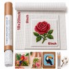 13 Mesh Needlepoint Canvas for Stitching: Rolled Mono Canvas Crease-Free