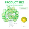 YOLUFER Lemon String Lights 20pcs LED Lights Lemon Slice Battery