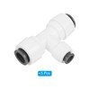 PATIKIL 3/8" x 1/4" Push to Connect Tee Fittings, T