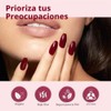 CANNI - Esmalte de uñas en gel de color rojo