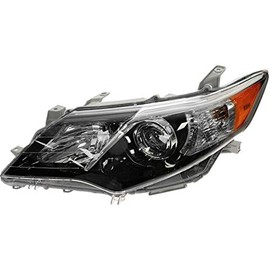 Left Driver Side Headlight Assembly - Compatible with 2012-2014 Toyota Camry SE