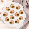 Okllen 4 Pack Ceramic Escargot Plates with 12 Holes and