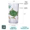 KX-WARE Sea Ocean Life 20-ounce Plastic Tumbler Drinking Glasses Mixed