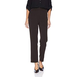 Rafaella womens Petite Curvy Fit Short Gaberdine Trouser Pants, Graphite, 12 Petite US