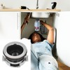 QANYEGN Garbage Disposal Sink Flange Kit, Garbage Disposal Flange, 114mm