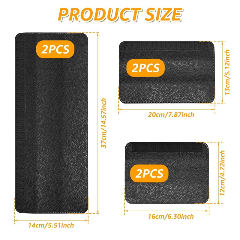 6PCS Slip PU Refrigerator Handle Cover for Fridge Oil Proof