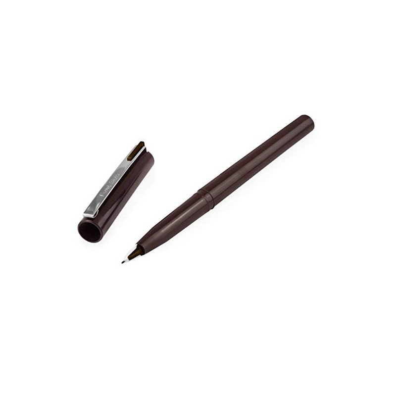Pentel JM20 Stylo Disposable Fountain Pens, Sepia Ink, Pack of