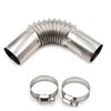 Stainless Steel Exhaust Pipe Angle Connector, 25 mm Exhaust Pipe