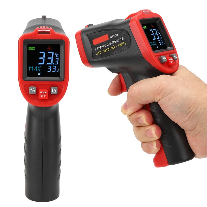 WT323B 50℃850℃ Infrared Thermometer Industrial Portable Handheld Electronic Temperature Tester