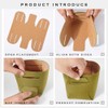 HOMIEAZICOZI Cork Leather Desk Organizer - 2-Pack Stylish Storage