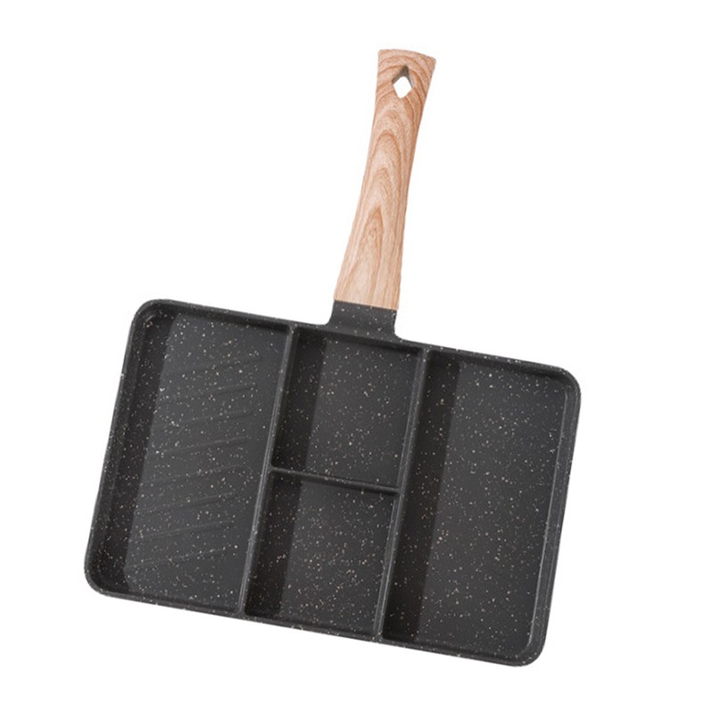 Divided Grill Maifan Stone Coating Aluminum Uniform Heating Anti Stick