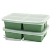 Bongpuda Soup Freezer Containers, Silicone Freezer Trays With Lid,Easy-Release,Reusable Freezer