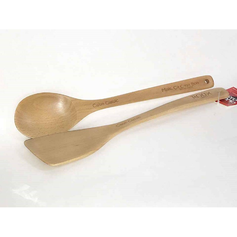 2PC WOODEN SPOON SET - 6952