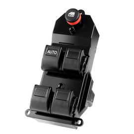 SOAESCN 2001-2002-2003-2004-2005 Honda Civic Driver Side Master Power Window Switch, Honda Civic Door Lock Switch Button Control, 35750S5AA01ZA, 35750S5AA02ZA, 35750S5A305ZA, 1S7279, DS2394, 901602