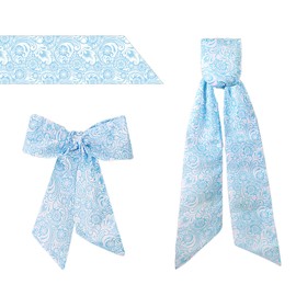 AMUSEPROFI 2pcs Wreath Sash, Fall Winter Wreath Sash for Front Door, 4.5 x 56 in, Sun-Proof, Water-Proof, No Fading, Designed for Outdoor.