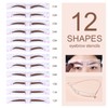 Sello De Cejas, Eyebrow Stencil stamp Kit, Polvo para Cejas