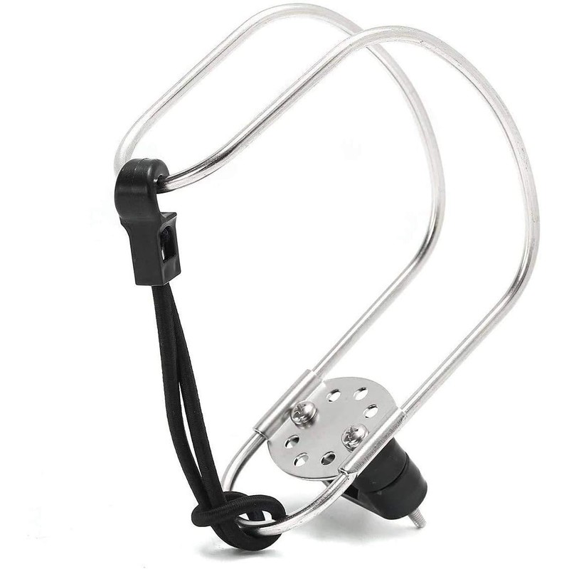 FUTURUP Stainless Steel Marine Horseshoe Bracket Life Buoy Ring Holder