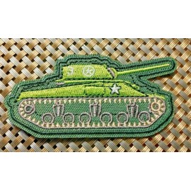 Unbranded Military Tank vehicle  Embroidered Patch Iron-On Sew-On US ship