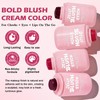 Cooling Water Jelly Tint Lip Cheek Blush, Buildable Sheer Makeup